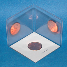 Pennies in the optional Coin Holders